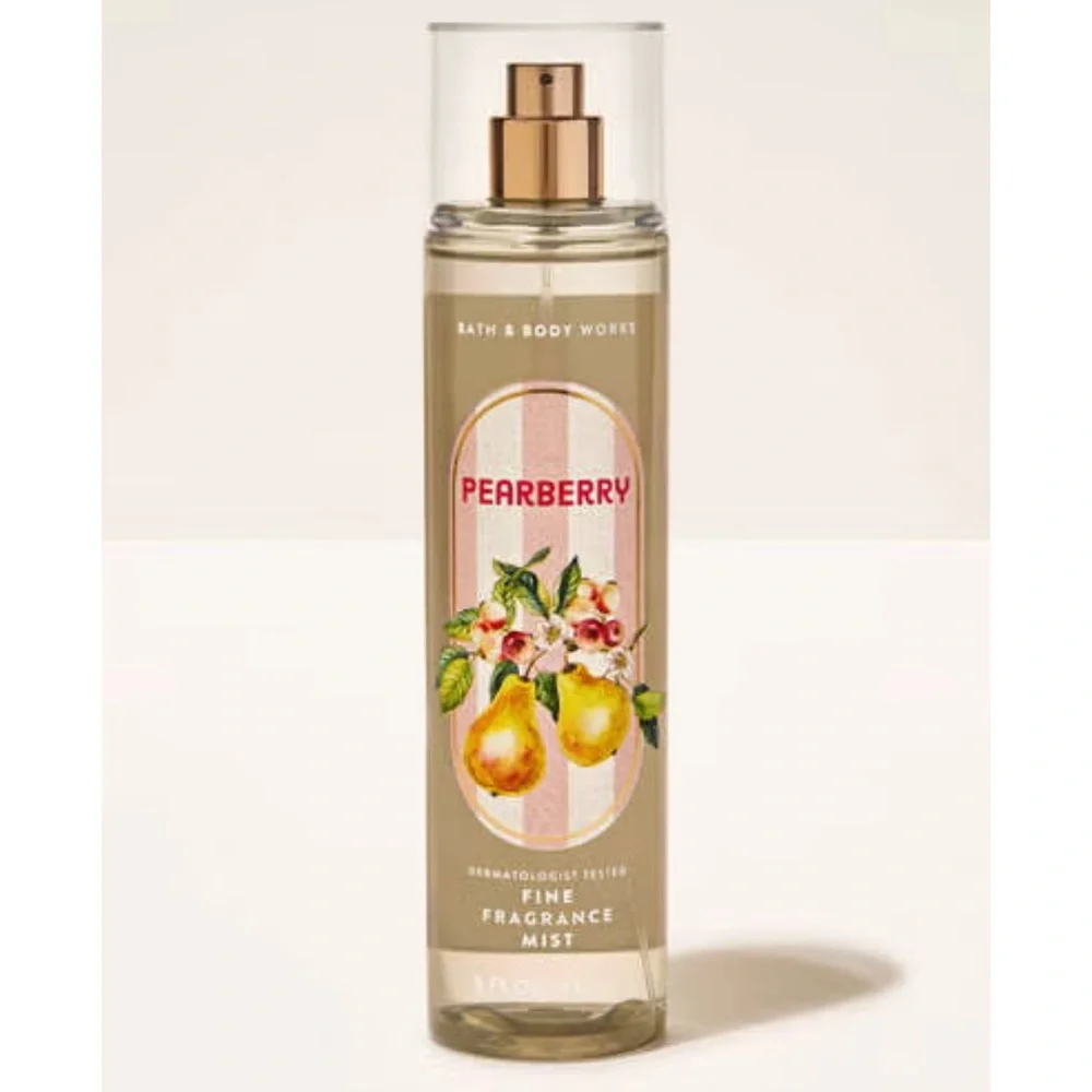 Bath & Body Works Pearberry Body Wash Set - Pink and Green